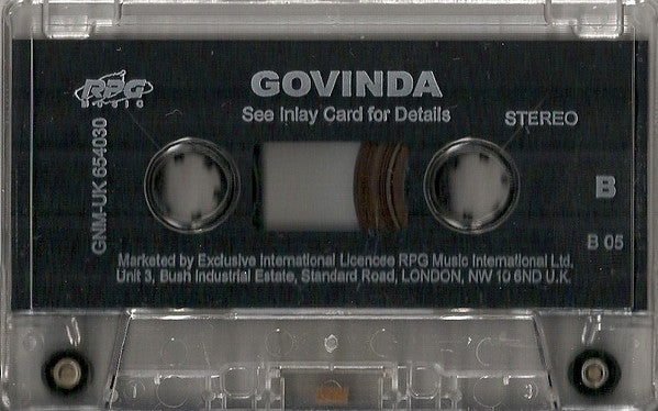 Govinda (5) : Govinda (His First Pop Album) (Cass, Album)