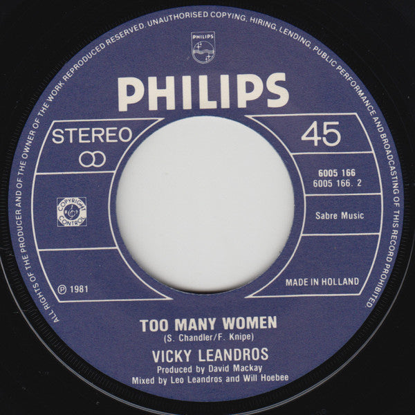 Vicky Leandros : Love's Alive (7", Single)
