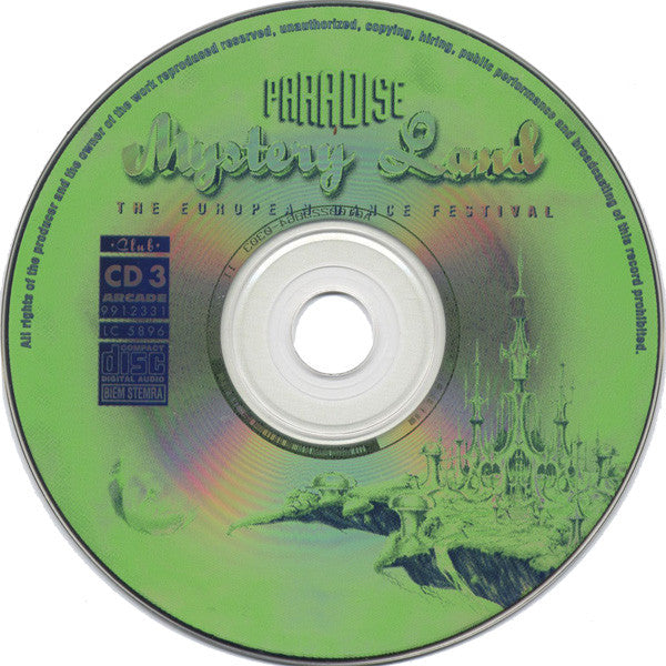 Various : Mystery Land - The European Dance Festival - Club (3xCD, Comp, Mixed)