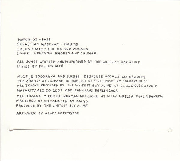 The Whitest Boy Alive : Rules (CD, Album, Dig)