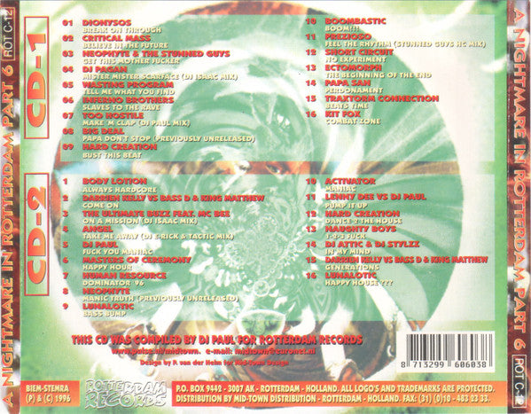 Various : A Nightmare In Rotterdam 7 (The Ultimate Hardcore Compilation) (2xCD, Comp)