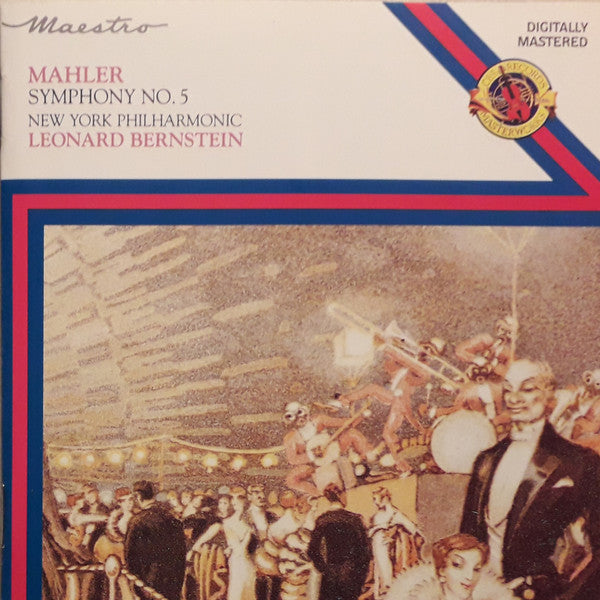 Gustav Mahler - Leonard Bernstein, New York Philharmonic : Symphony No. 5 (CD, Album, RE, RM)