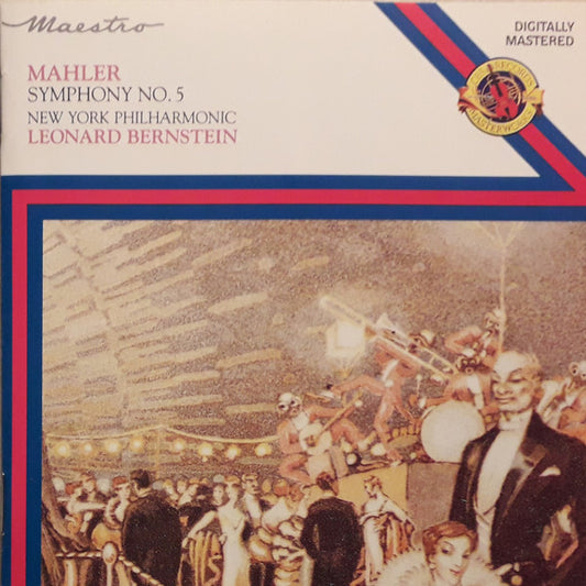 Gustav Mahler - Leonard Bernstein, New York Philharmonic : Symphony No. 5 (CD, Album, RE, RM)