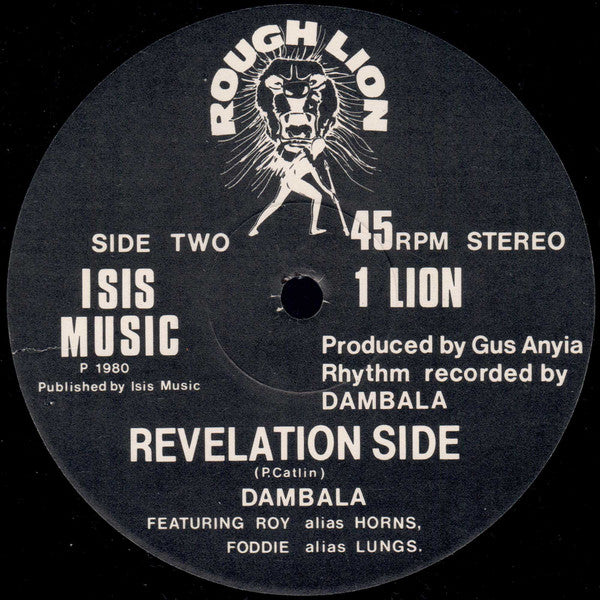 Pauline Catlin With Dambala, Roy Alias Horns, Freddie Alias Lungs : Me And My Dread (12")
