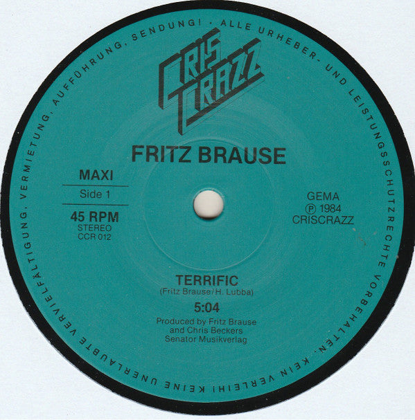 Fritz Brause : That's Terrific (12", Maxi)