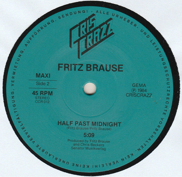Fritz Brause : That's Terrific (12", Maxi)