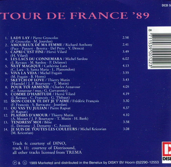 Various : Tour De France '89 (CD, Comp)