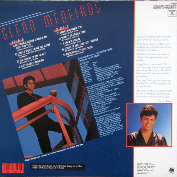 Glenn Medeiros : Glenn Medeiros (LP, Album)