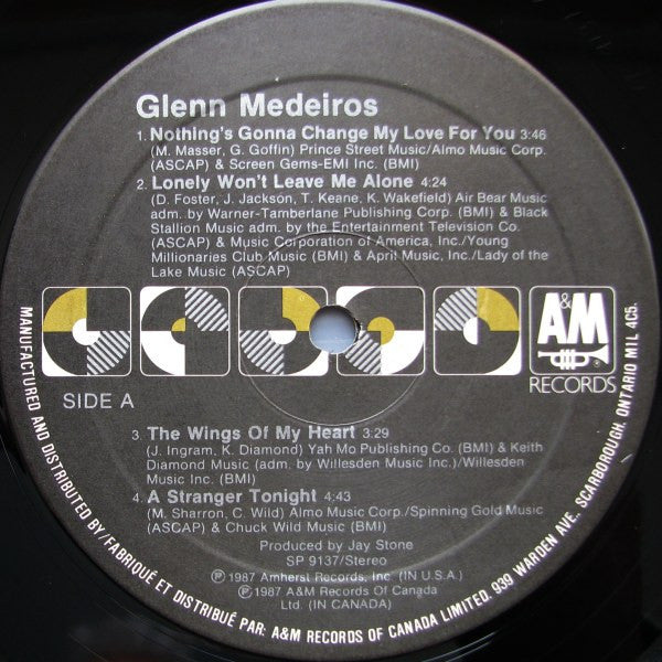 Glenn Medeiros : Glenn Medeiros (LP, Album)