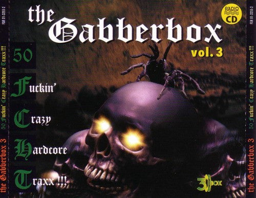 Various : The Gabberbox 3 (50 Fuckin' Crazy Hardcore Traxx!!!) (3xCD, Comp)