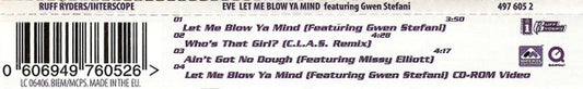 Eve (2) Featuring Gwen Stefani : Let Me Blow Ya Mind (CD, Single, Enh)