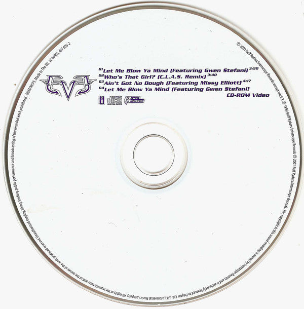 Eve (2) Featuring Gwen Stefani : Let Me Blow Ya Mind (CD, Single, Enh)