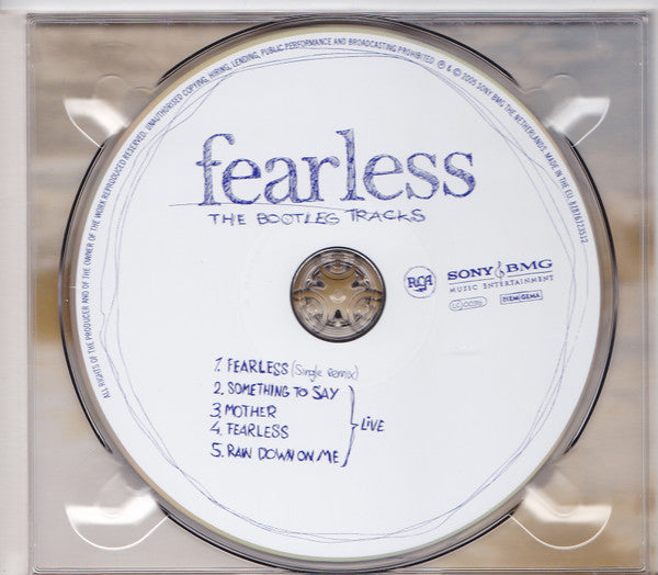 Kane (2) : Fearless (Bootleg Tracks) (CD, Single)