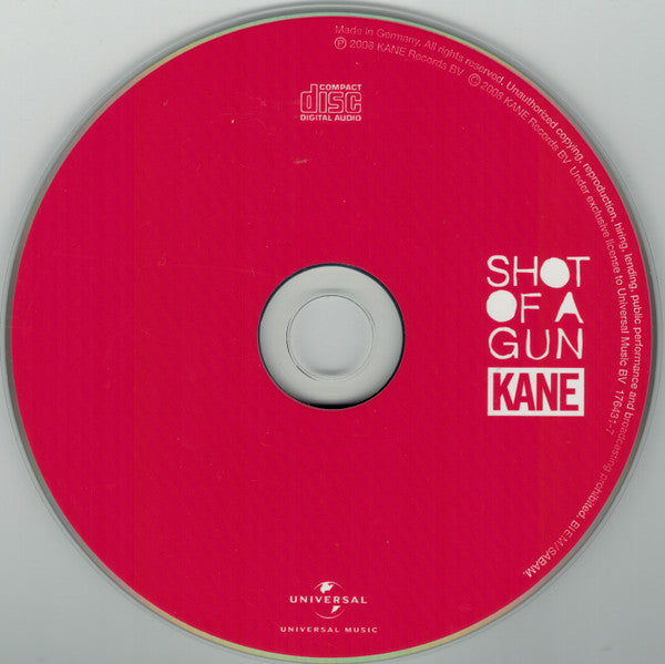 Kane (2) : Shot Of A Gun (CD, Single, Enh)