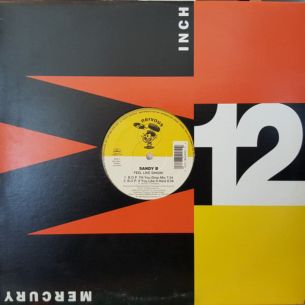 Sandy B : Feel Like Singin' (12")