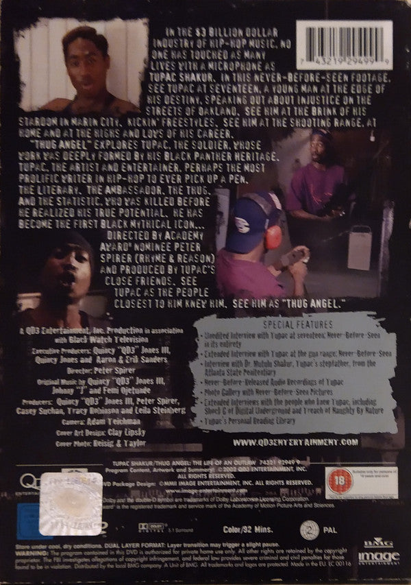 Tupac Shakur : Thug Angel (The Life Of An Outlaw) (DVD-V, PAL, Dol)