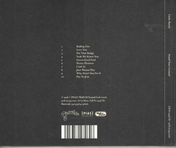 Little Barrie : Stand Your Ground (CD, Album)