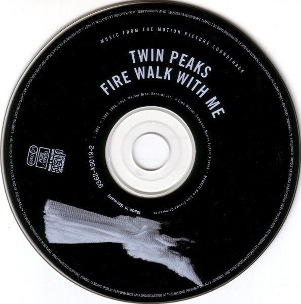 Angelo Badalamenti : Twin Peaks - Fire Walk With Me (Music From The Motion Picture Soundtrack) (CD, Album)