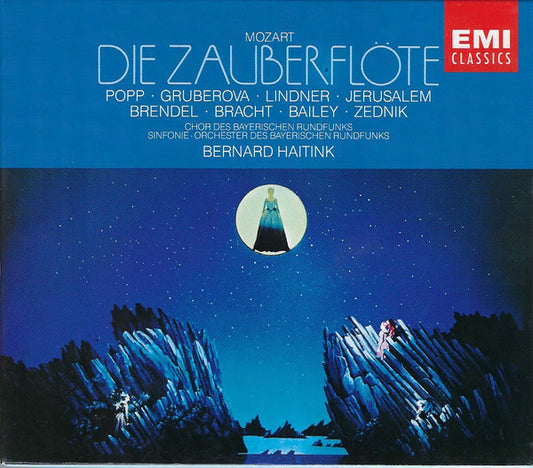 Wolfgang Amadeus Mozart, Lucia Popp, Edita Gruberova, Brigitte Lindner, Siegfried Jerusalem, Wolfgang Brendel, Roland Bracht, Norman Bailey, Heinz Zednik, Chor Des Bayerischen Rundfunks, Symphonie-Orchester Des Bayerischen Rundfunks, Bernard Haitink : Die Zauberflöte (3xCD, Album, RE + Box)