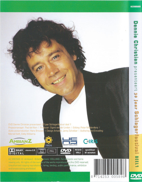 Dennie Christian Presenteert Various : 30 Jaar Schlagerfestival Deel 1 (DVD-V, PAL)