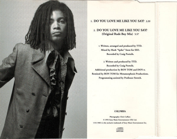 Terence Trent D'Arby : Do You Love Me Like You Say? (CD, Single, Promo)