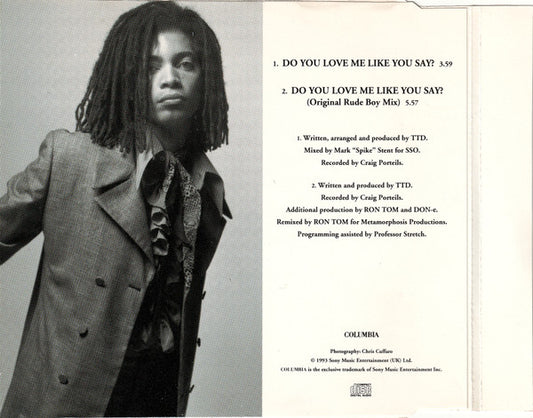 Terence Trent D'Arby : Do You Love Me Like You Say? (CD, Single, Promo)