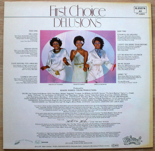 First Choice : Delusions (LP, Album)