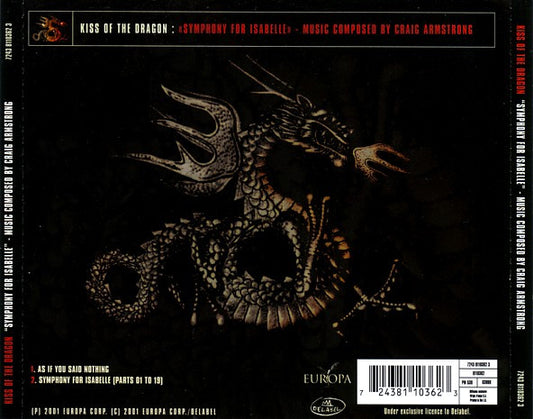 Craig Armstrong : Kiss Of The Dragon: Symphony For Isabelle (CD, Album)