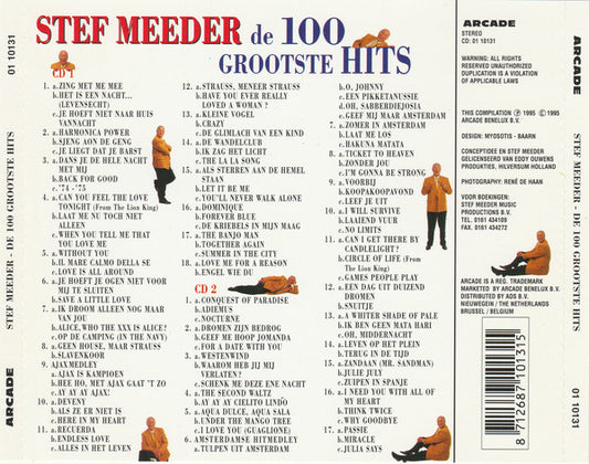 Stef Meeder : De 100 Grootste Hits (2xCD, Album)