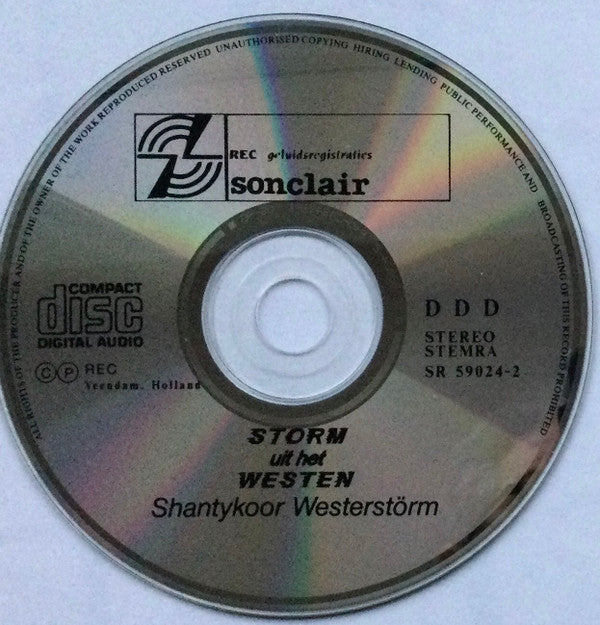 Shantykoor Westerstörm, Westerbroek : Storm Uit Het Westen  (CD, Album)