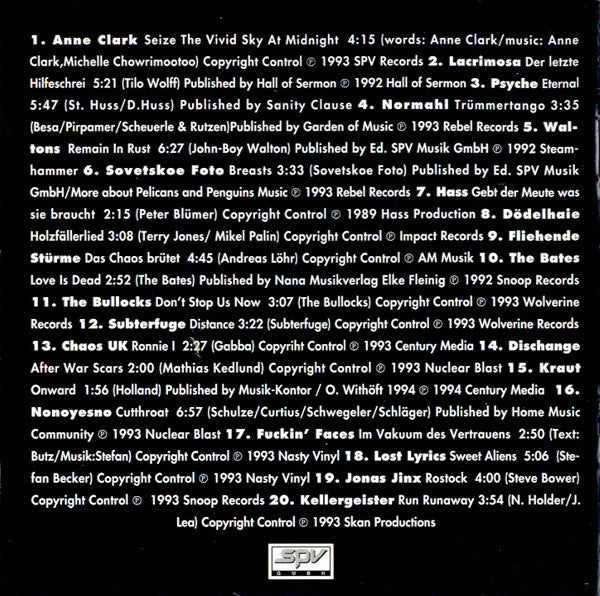 Various : Indie Punk Vol.2 (CD, Comp)