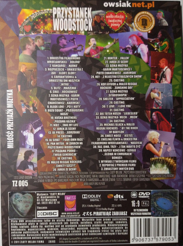 Various : Przystanek Woodstock - Najgłośniejszy Film Polski (DVD-V, RE, PAL)