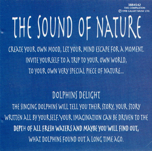 Unknown Artist : The Sound Of Nature: Dolphins Delight (CD, Comp)