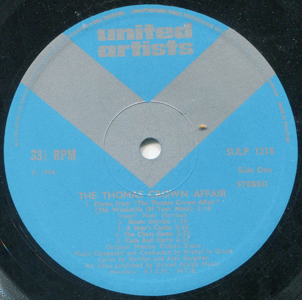 Michel Legrand : The Thomas Crown Affair (Original Motion Picture Score) (LP, Album)