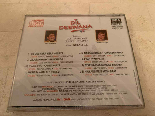 Udit Narayan & Deepa Narayan : Dil Deewana (CD)