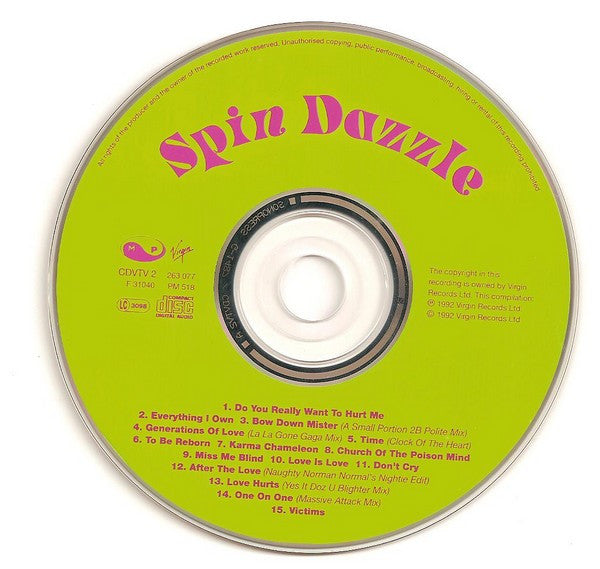 Boy George And Culture Club : Spin Dazzle (The Best Of Boy George And Culture Club) (CD, Comp)