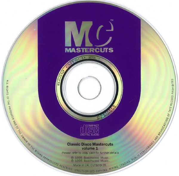 Various : Classic Disco Mastercuts Volume 1 (CD, Comp)