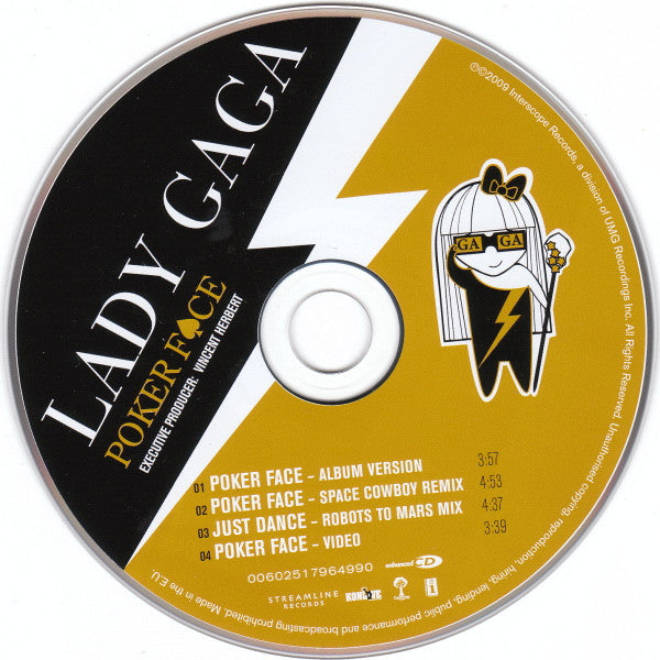 Lady Gaga : Poker Face (CD, Maxi, Enh)