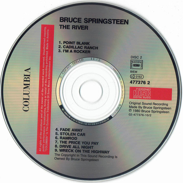 Bruce Springsteen : The River (2xCD, Album, RE, RP)