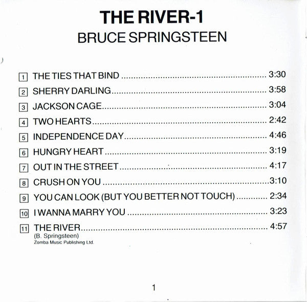 Bruce Springsteen : The River (2xCD, Album, RE, RP)