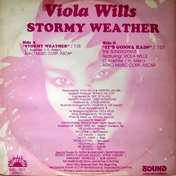 Viola Wills : Stormy Weather (12")