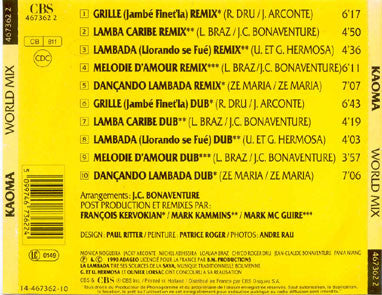 Kaoma : World Mix (CD, Album)