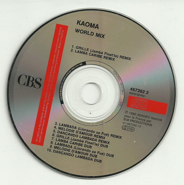 Kaoma : World Mix (CD, Album)