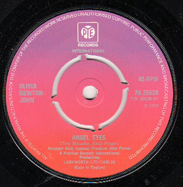 Olivia Newton-John : Long Live Love (7")