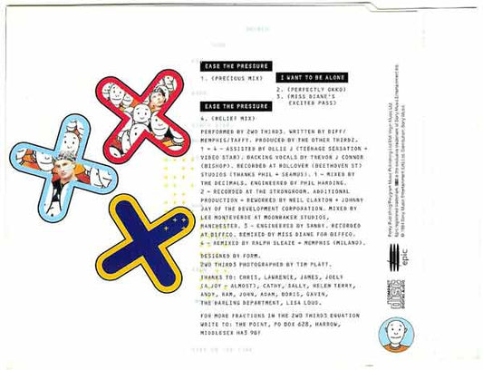 2wo Third3 : Ease The Pressure (CD, Maxi)