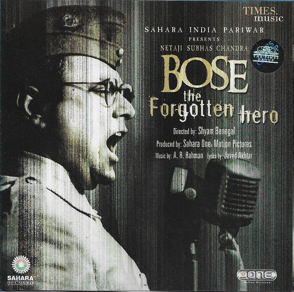 A.R. Rahman : Netaji Subhas Chandra Bose: The Forgotten Hero (CD, Album, Hin)