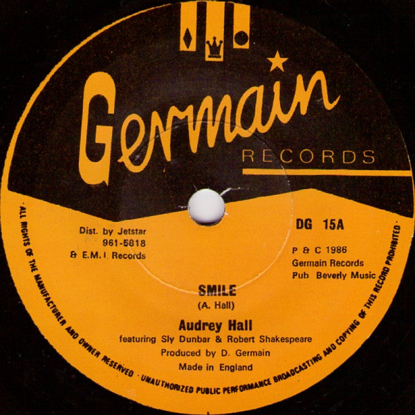 Audrey Hall : Smile (7", Yel)