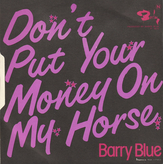 Barry Blue : Do You Wanna Dance (7", Single)