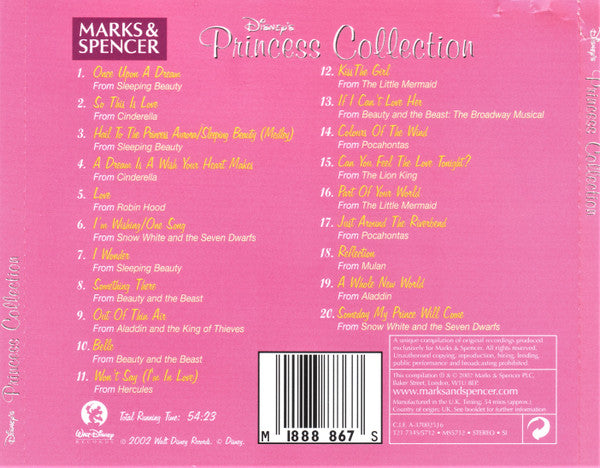 Various : Disney's Princess Collection (CD, Comp)