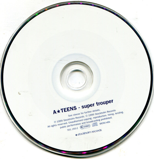 A*Teens : Super Trouper (CD, Single, Car)